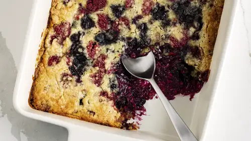 Classic Mixed Berry Dump Cake