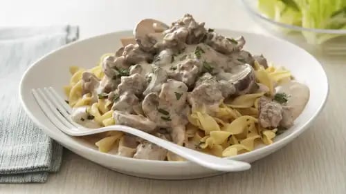 Ground Beef Stroganoff