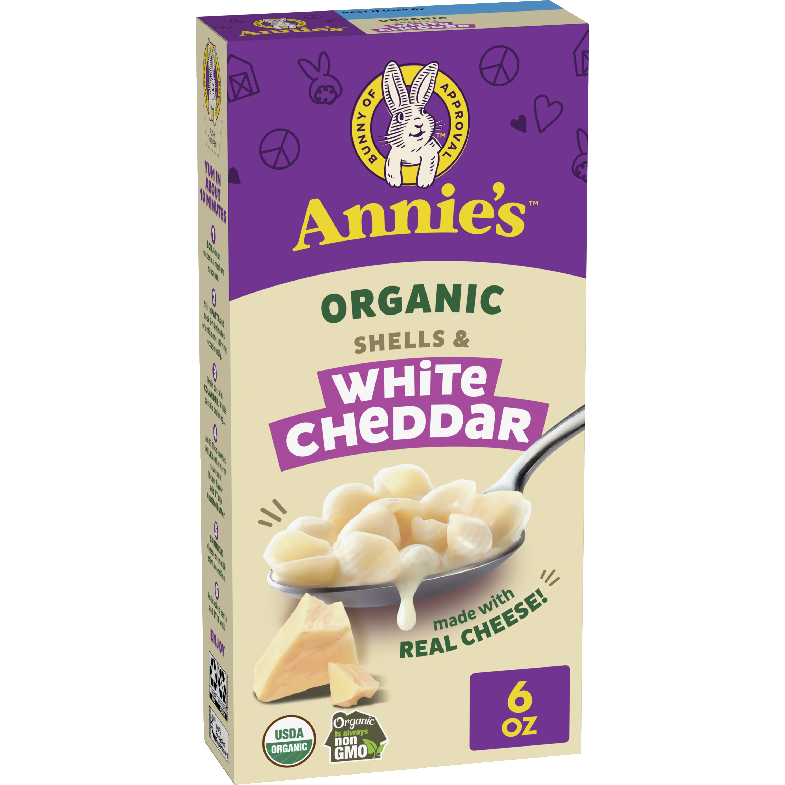 Organic Shells & White Cheddar | Mac & Cheese | Annie's Homegrown