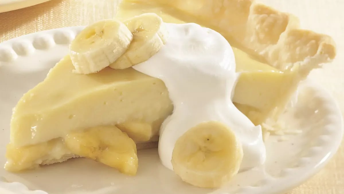 Banana Cream Pudding Pie