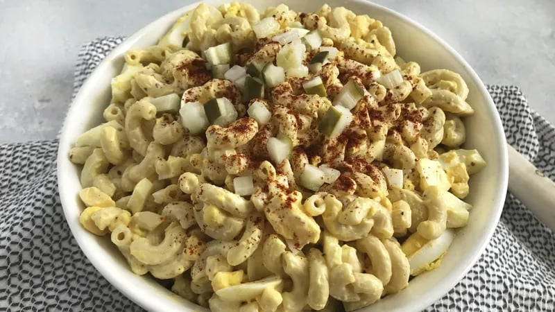 Deviled Egg Pasta Salad