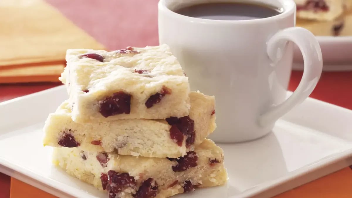 Cranberry Orange Shortbread