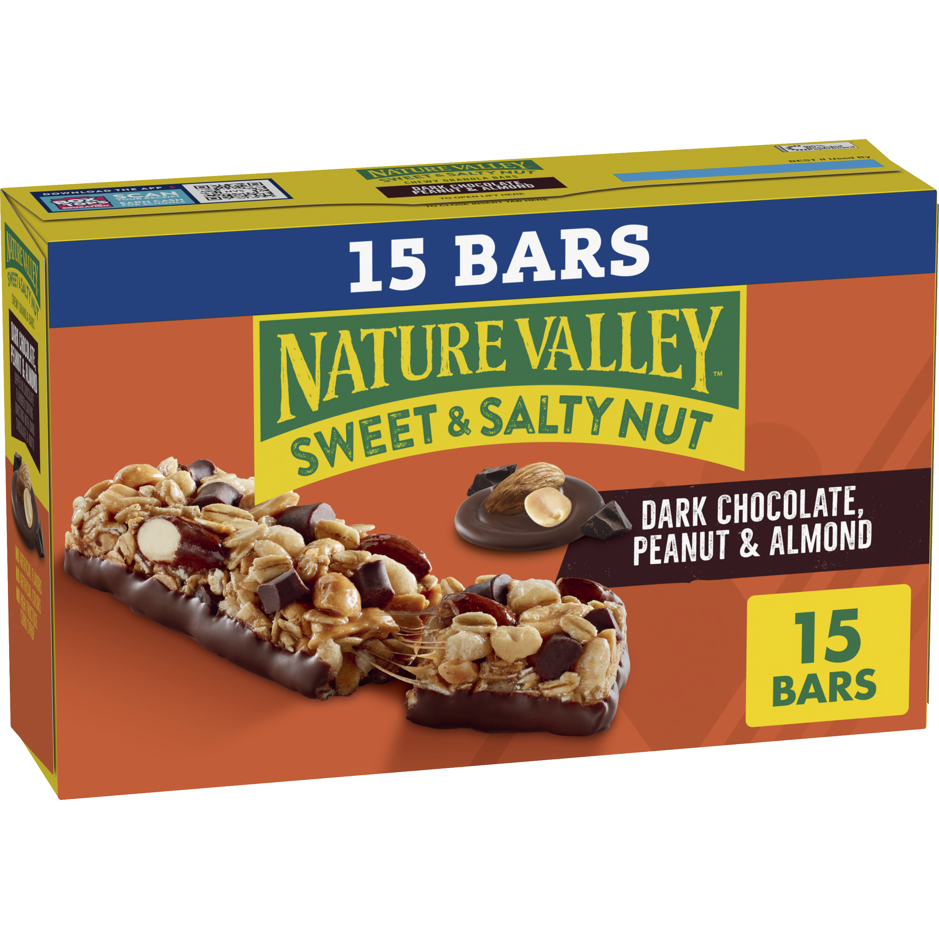 Dark Chocolate, Peanut & Almond Sweet & Salty Nut Bars | Nature Valley Dark Chocolate, Peanut & Almond Sweet & Salty Nut Bars | Nature Valley
