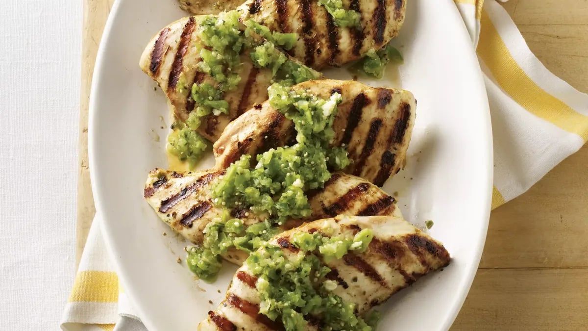 Grilled Chicken Salsa Verde