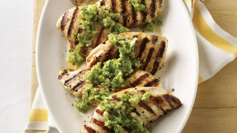 Grilled Chicken Salsa Verde