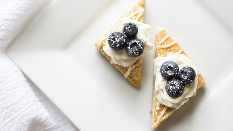Lemon Blueberry Cheesecake Bites