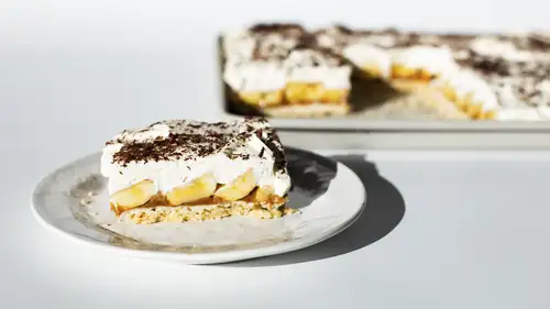 Easy Banoffee Slab Pie