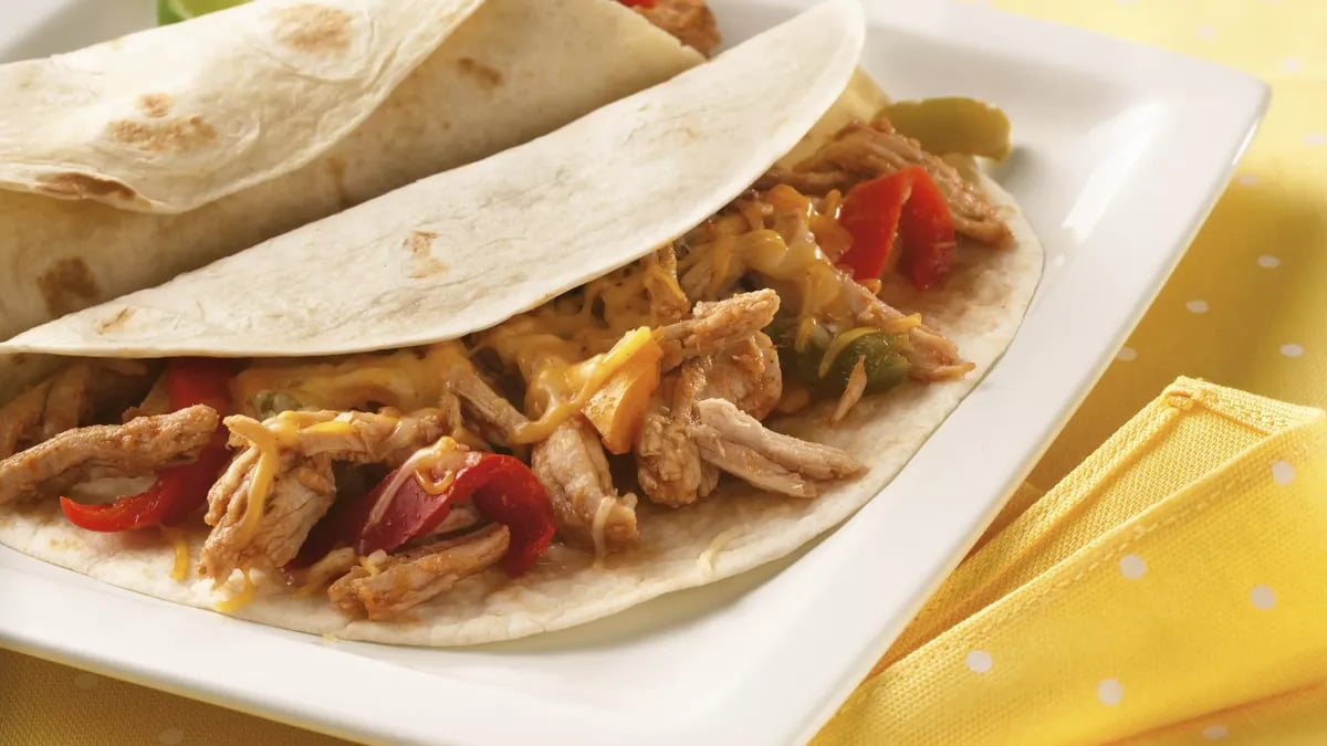 Slow-Cooker Pulled Pork Fajitas