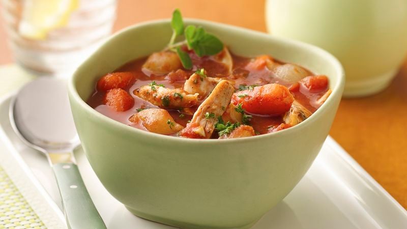 Slow-Cooker Greek Chicken Stew Recipe - BettyCrocker.com