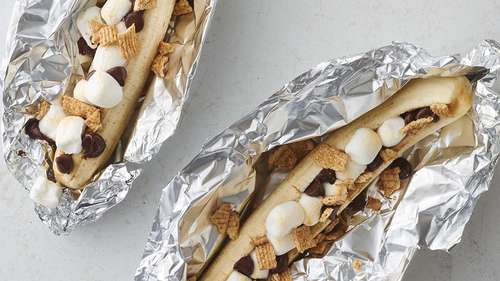 Grilled Chocolate Banana Foil Pack