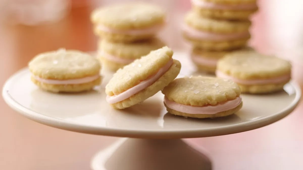 Mini Almond Sandwich Cookies