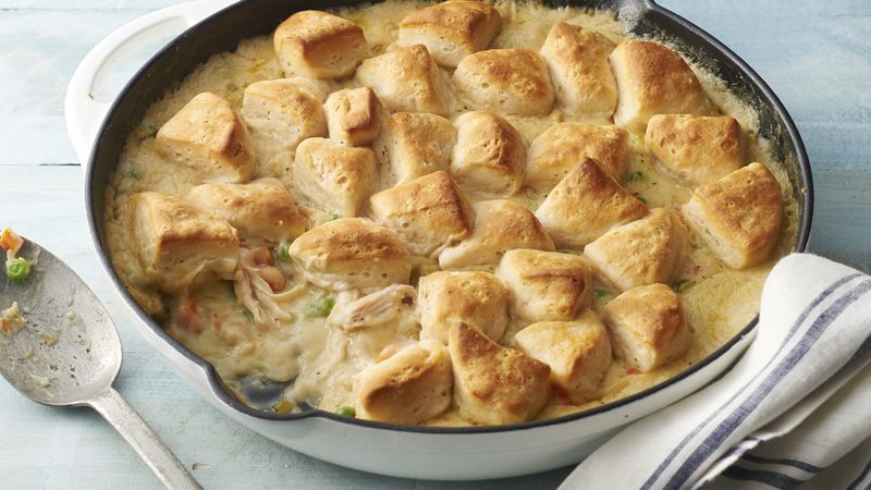 Recipe: Easy Skillet Chicken Pot Pie