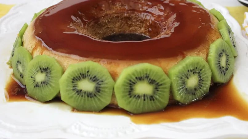 Amaretto Cheese Flan