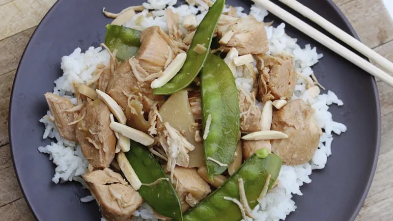 Slow-Cooker Almond Chicken