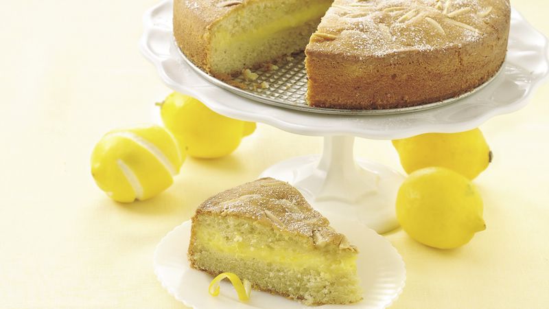 Lemon Custard-Filled Cake