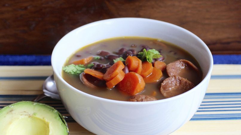 Black Bean and Carrot Soup