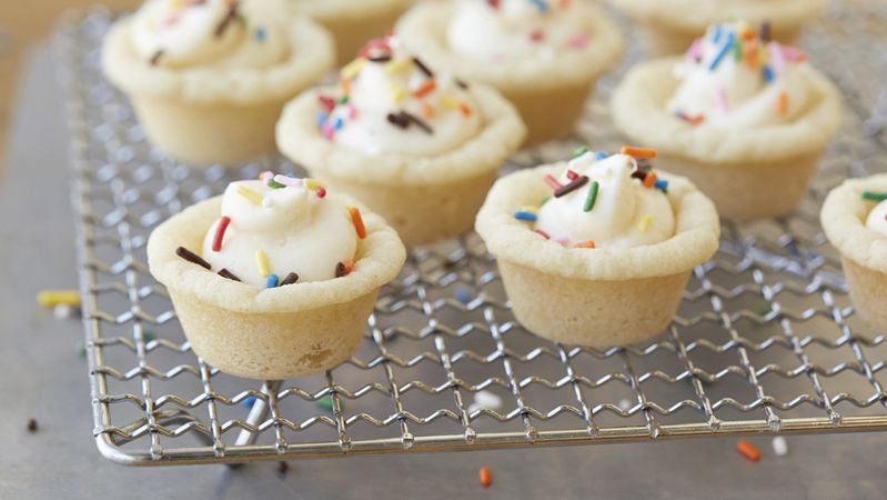 Birthday Cheesecake Cookie Cups