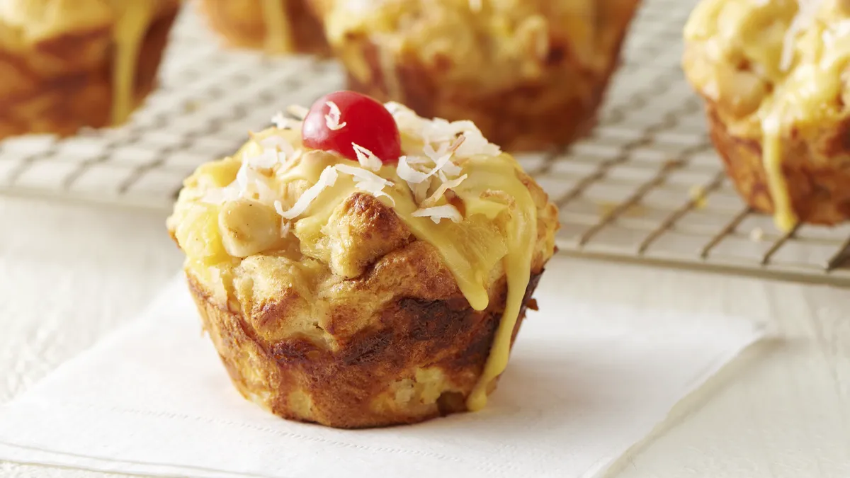 Tropical Breakfast Cupcakes