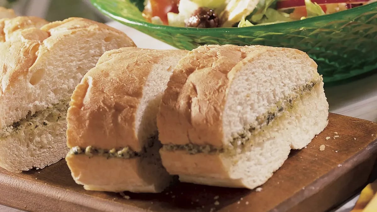 Pesto French Bread