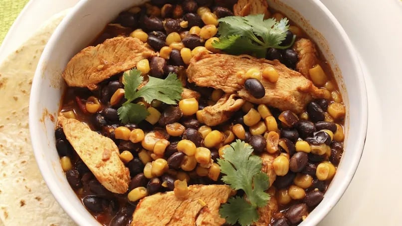 Southwestern Chicken and Beans