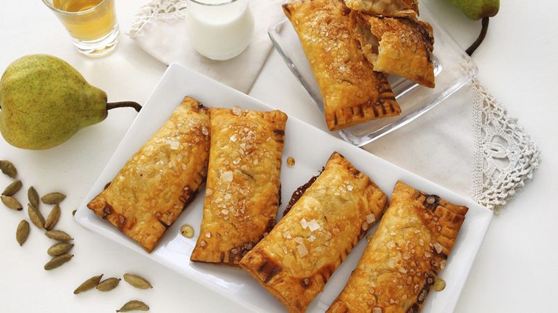 Pear Turnovers with Cardamom and Vanilla