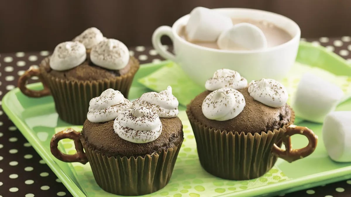 Hot Chocolate Cupcakes