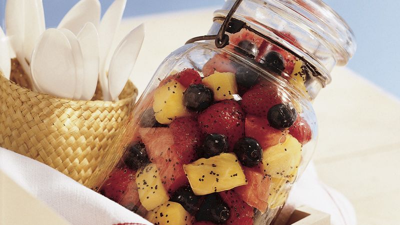 Poppy Seed Fruit Salad Recipe - BettyCrocker.com