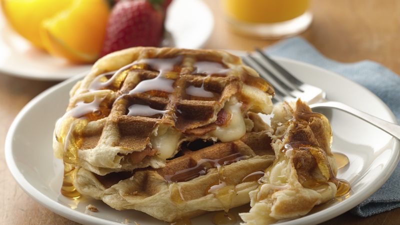 Cheese and Bacon-Filled Waffles Recipe - Pillsbury.com