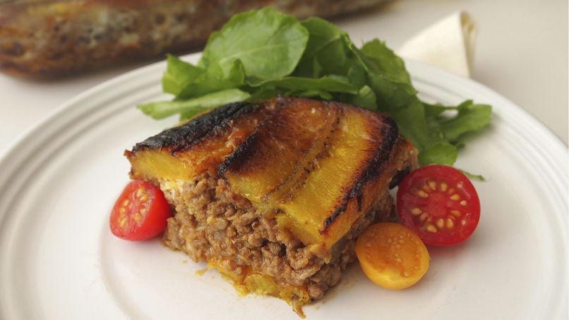 Pastelon - Puerto Rican Plantain Lasagna