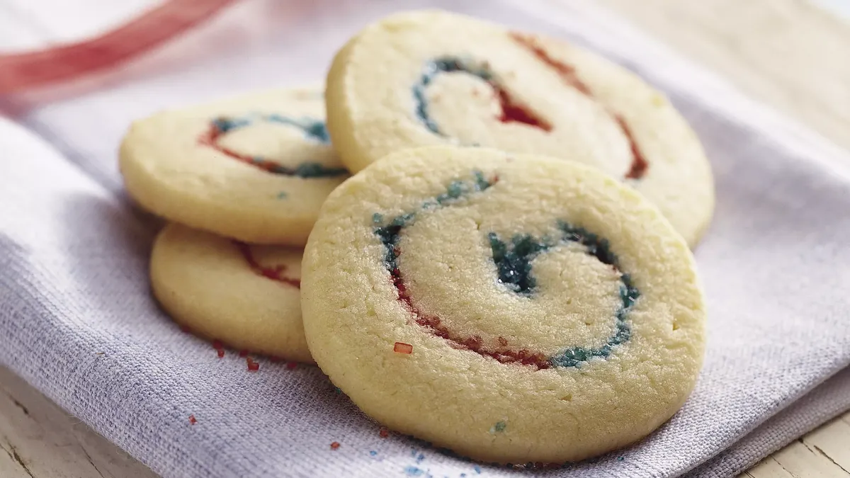 Red, White and Blue Cookies