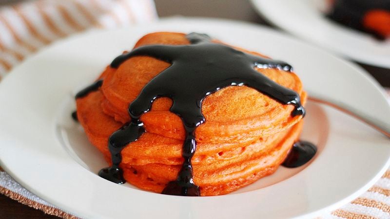 Halloween Pumpkin Pancakes Recipe 