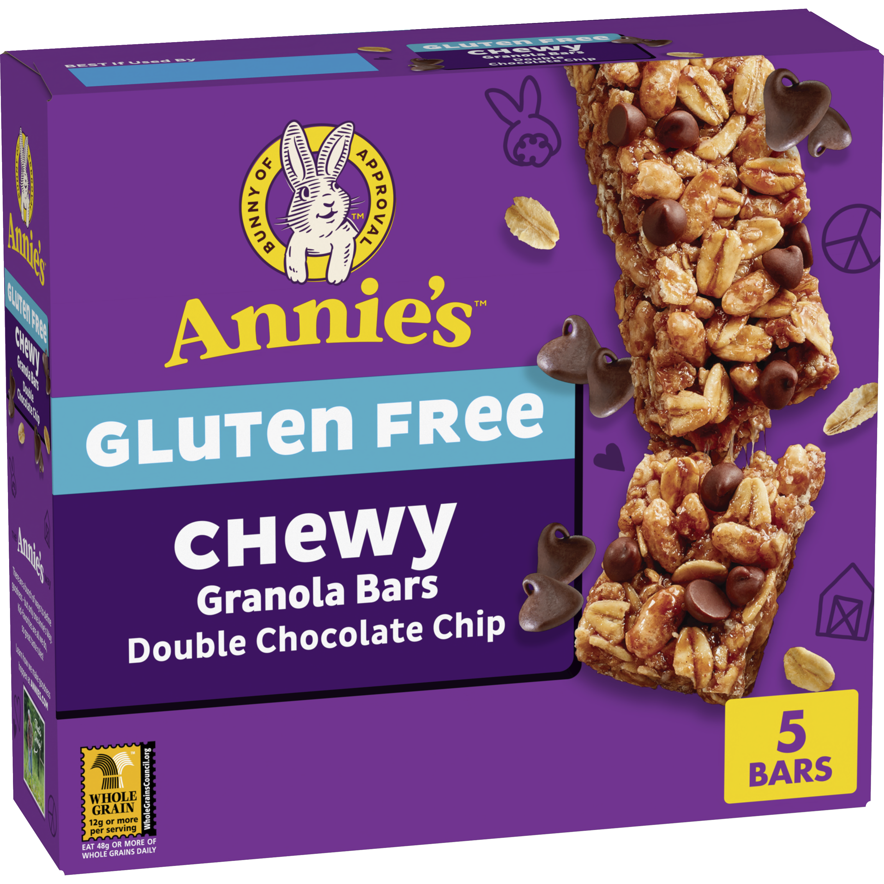 Gluten Free Chewy Granola Bars Double Chocolate Chip