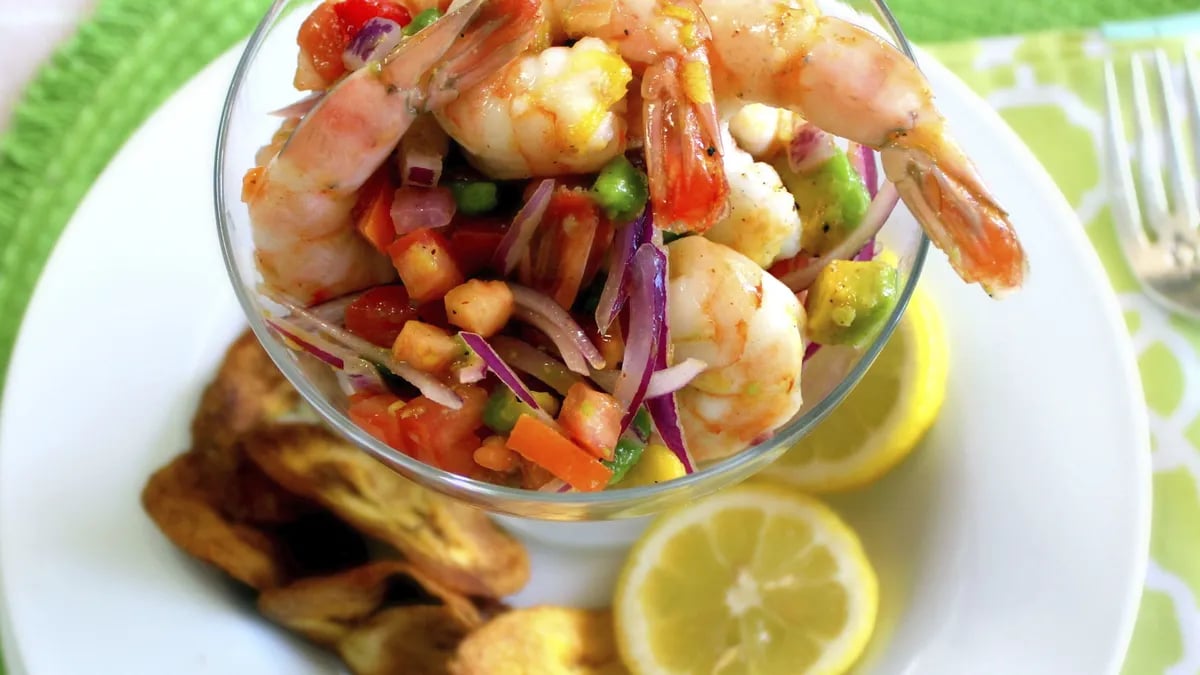 Shrimp Ceviche with Mango and Avocado