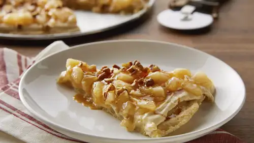 Caramel Apple Pie Cookie Pizza