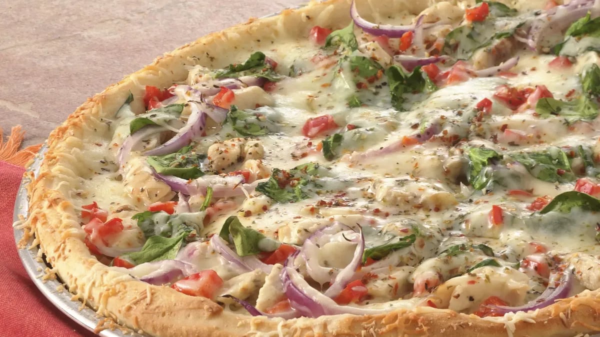 Chicken Pizza Primavera