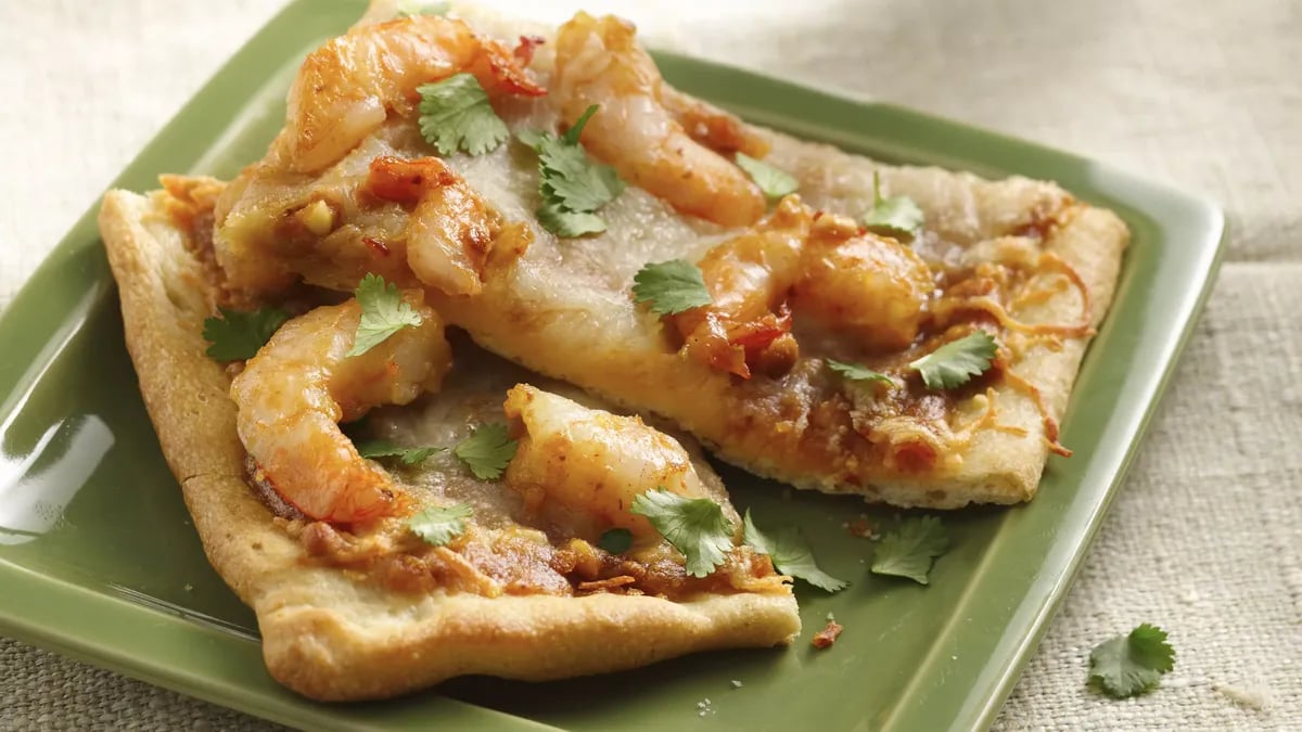 Thai Shrimp Pizza