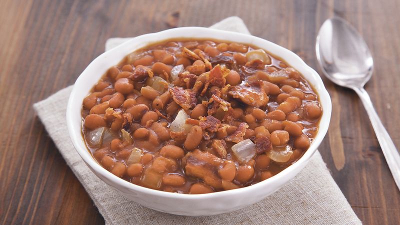 Slow-Cooker Bacon Brown Sugar Baked Beans