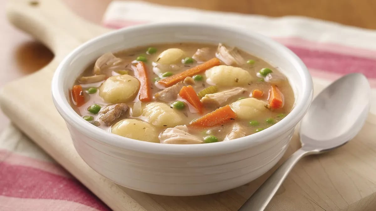 Slow-Cooker Chicken and Gnocchi Soup