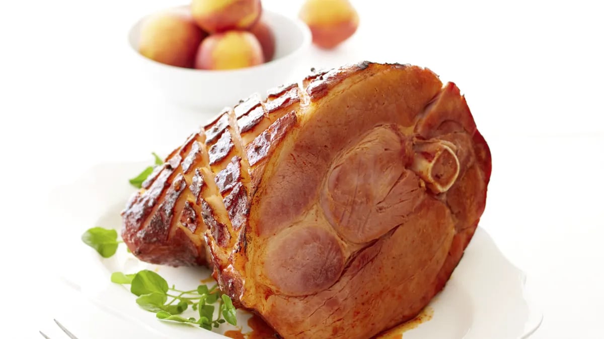 Guajillo-Rubbed Apricot Sage Glazed Ham